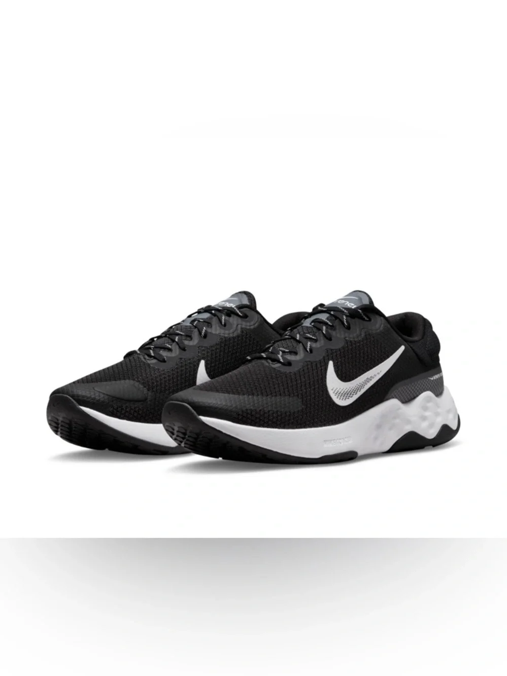 Nike RENEW Ride 3.0 Men's Black Lace Up Athletic Running Sneakers